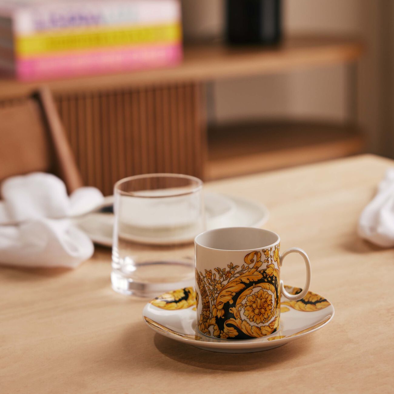 versace barocco 92 coffee cup   saucer