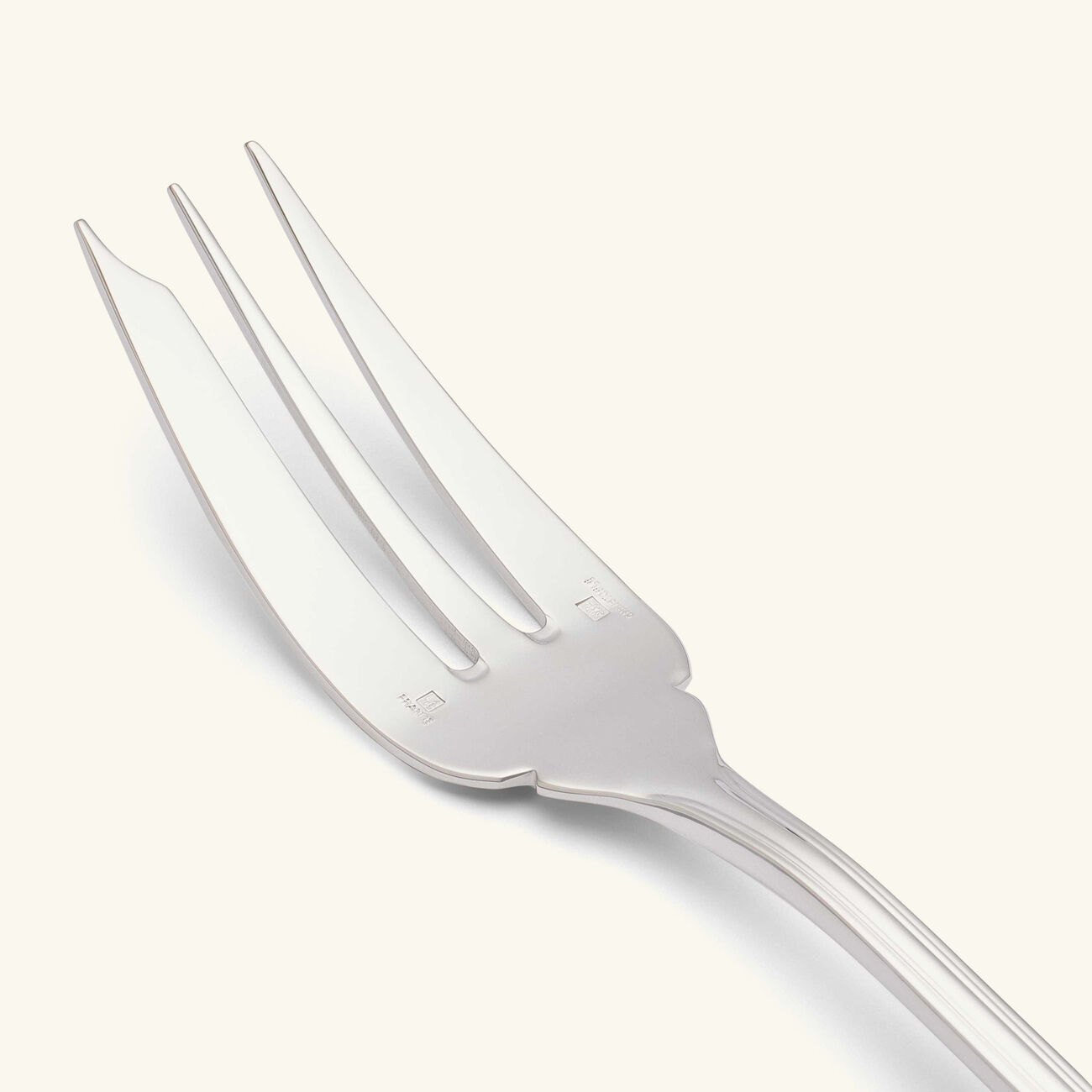 christofle albi serving fork silver plated