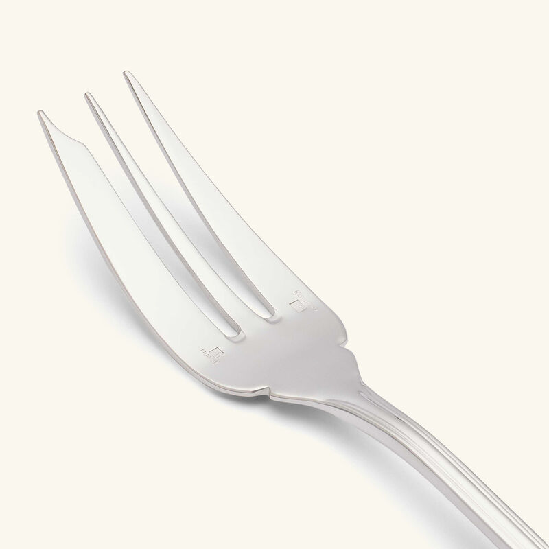 christofle albi serving fork silver plated