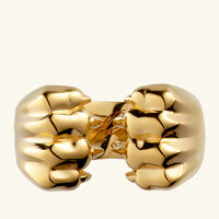 christofle patte de lion open ring sterling silver size 51