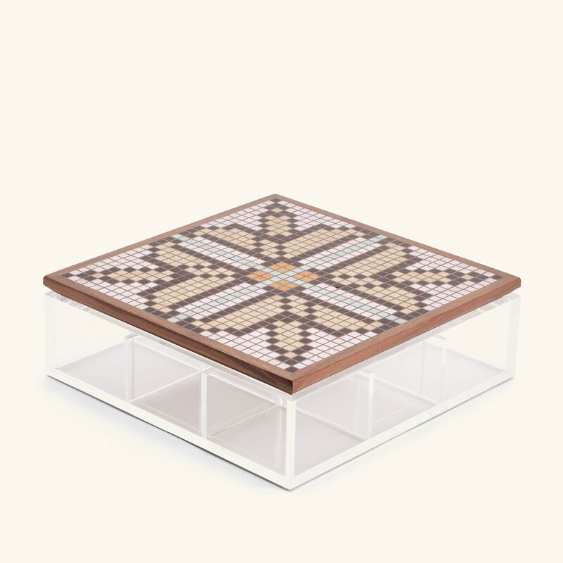 علبة الشاي المسجد النبوي الشريف باللون البني آيا ذا أرت أوڤ ليڤينغ علبة الشاي المسجد النبوي الشريف باللون البني