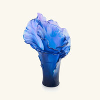 daum arum vase large blue