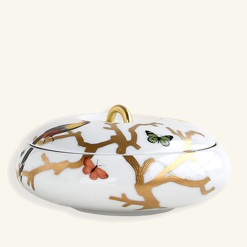 برناردو صندوق أو زوازو التزييني باللون الذهبي