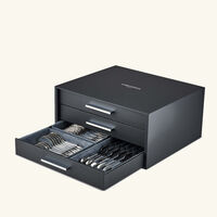 christofle infini flatware set 36 pieces silver plated