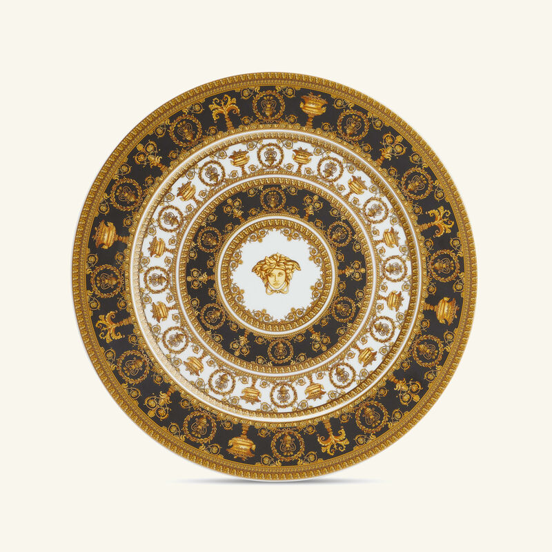 I Love Baroque Charger Plate Round Gold 33cm versace i love baroque charger plate round gold 33cm