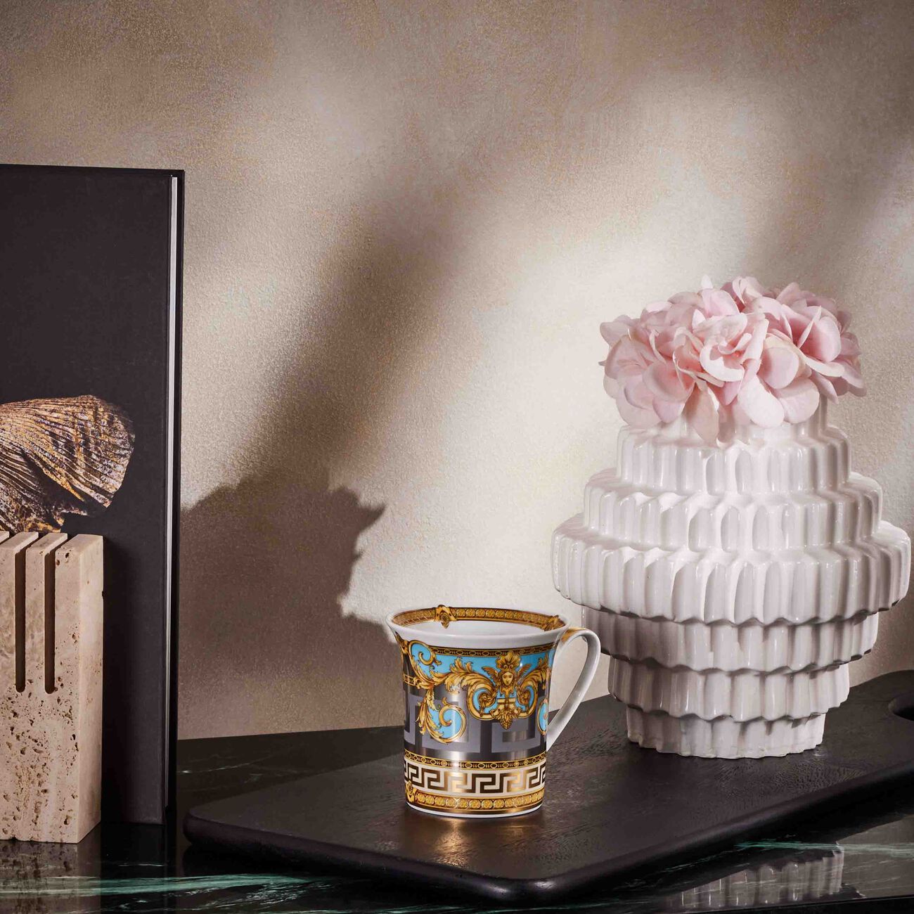 versace prestige gala mug blue