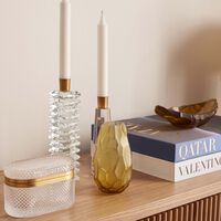 lalique terramineral silex vase small amber