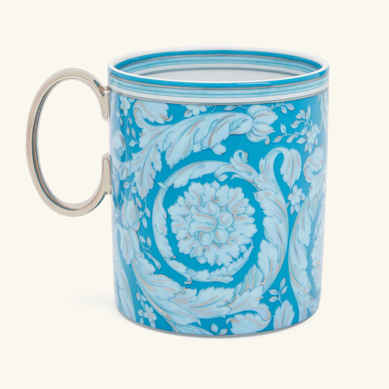 Barocco Mug Blue versace barocco mug blue