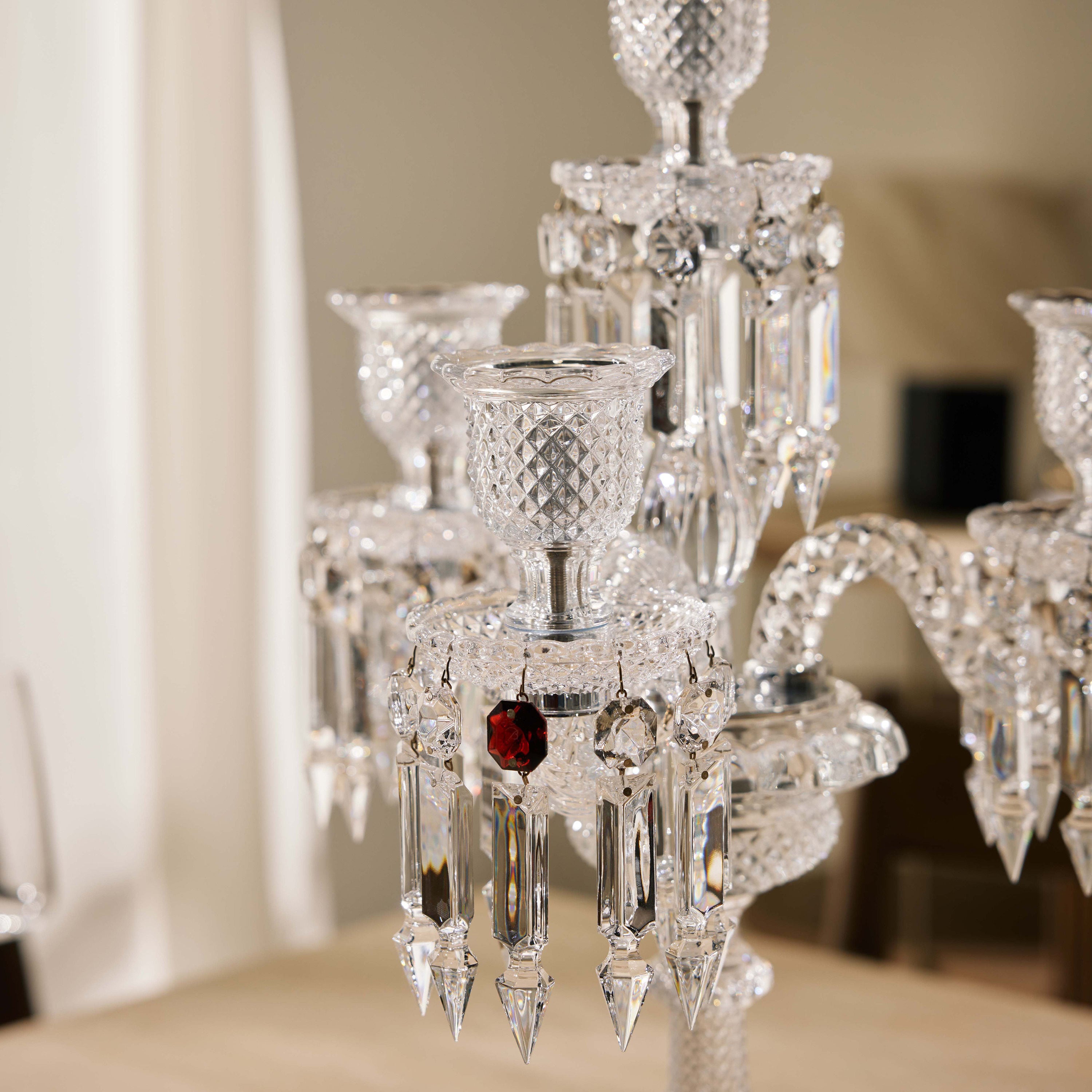 Baccarat Zénith Candelabra Clear | Tanagra KSA