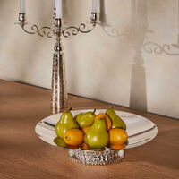 كريستوفل قطعة ديكور بابيلون باللون الفضي