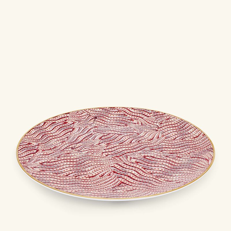 برناردو طبق كبير من مجموعة براكينييه دائري أحمر 20 سم