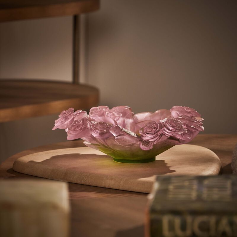 دوم قطعة ديكور مركزية روز وردية