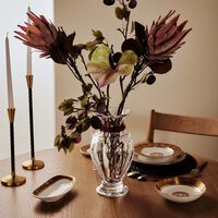 baccarat harcourt vase medium red