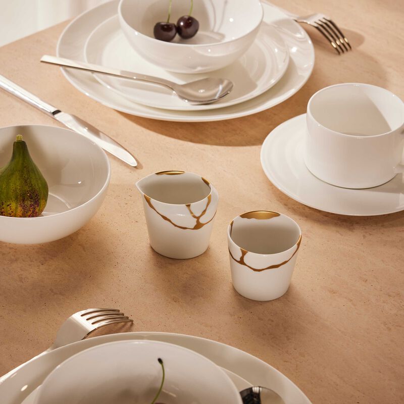 bernardaud kintsugi milk pitcher white