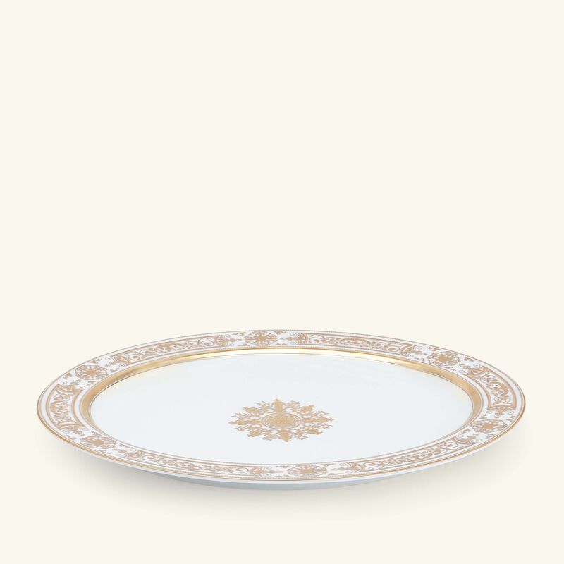Aux Rois Serving Platter Oval Gold 38cm bernardaud aux rois serving platter oval gold 38cm