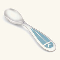 Quartz Talisman Baby Spoon Blue christofle quartz talisman baby spoon blue