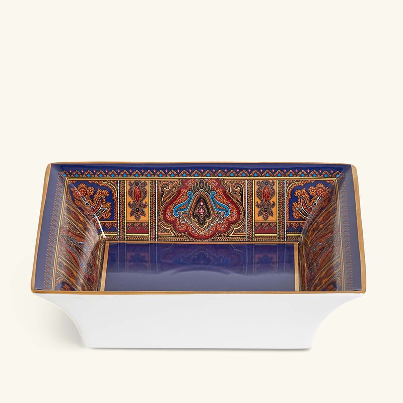 etro cachemire trinket tray square small blue