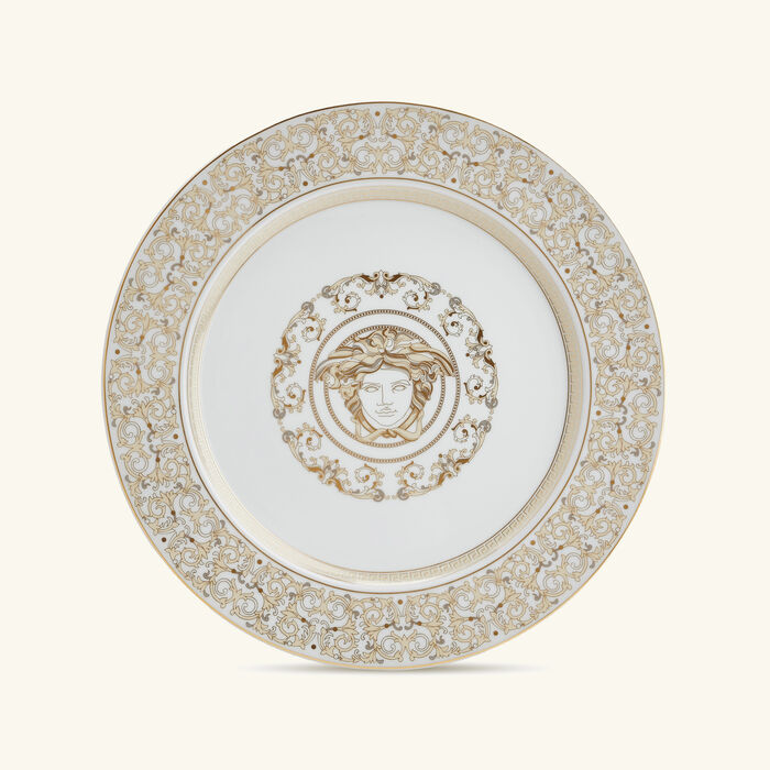 فيرساتشي طبق ميدوزا جالا كبير دائري أبيض 30 سم