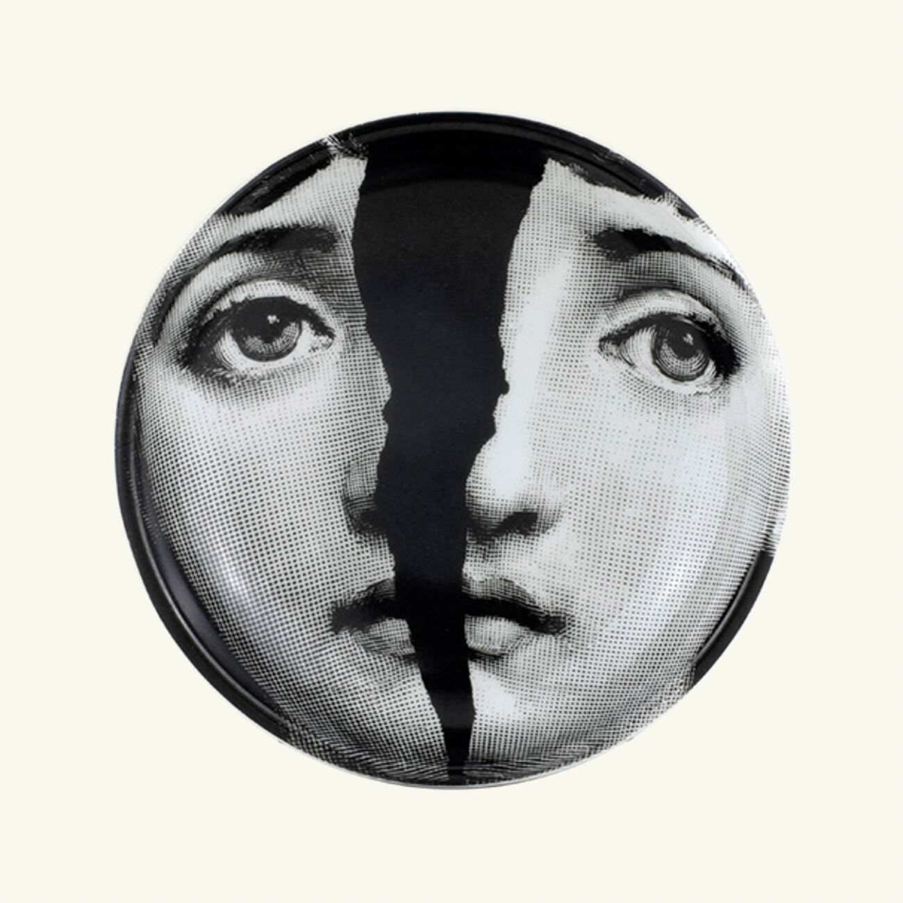 fornasetti tema e variazioni no 10 ashtray round small black