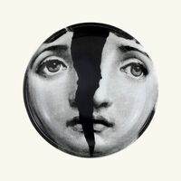 fornasetti tema e variazioni no 10 ashtray round small black