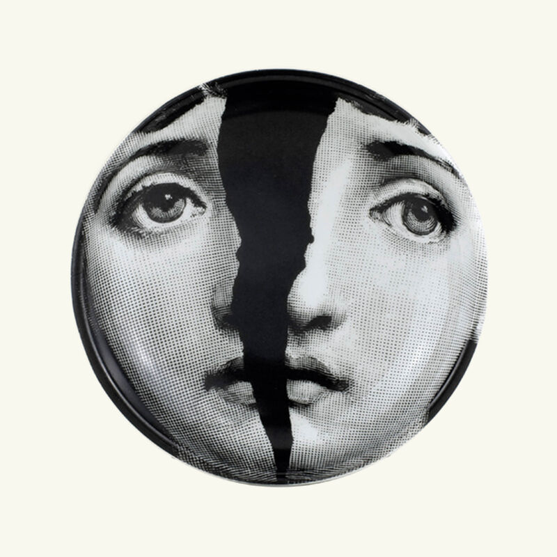 fornasetti tema e variazioni no 10 ashtray round small black