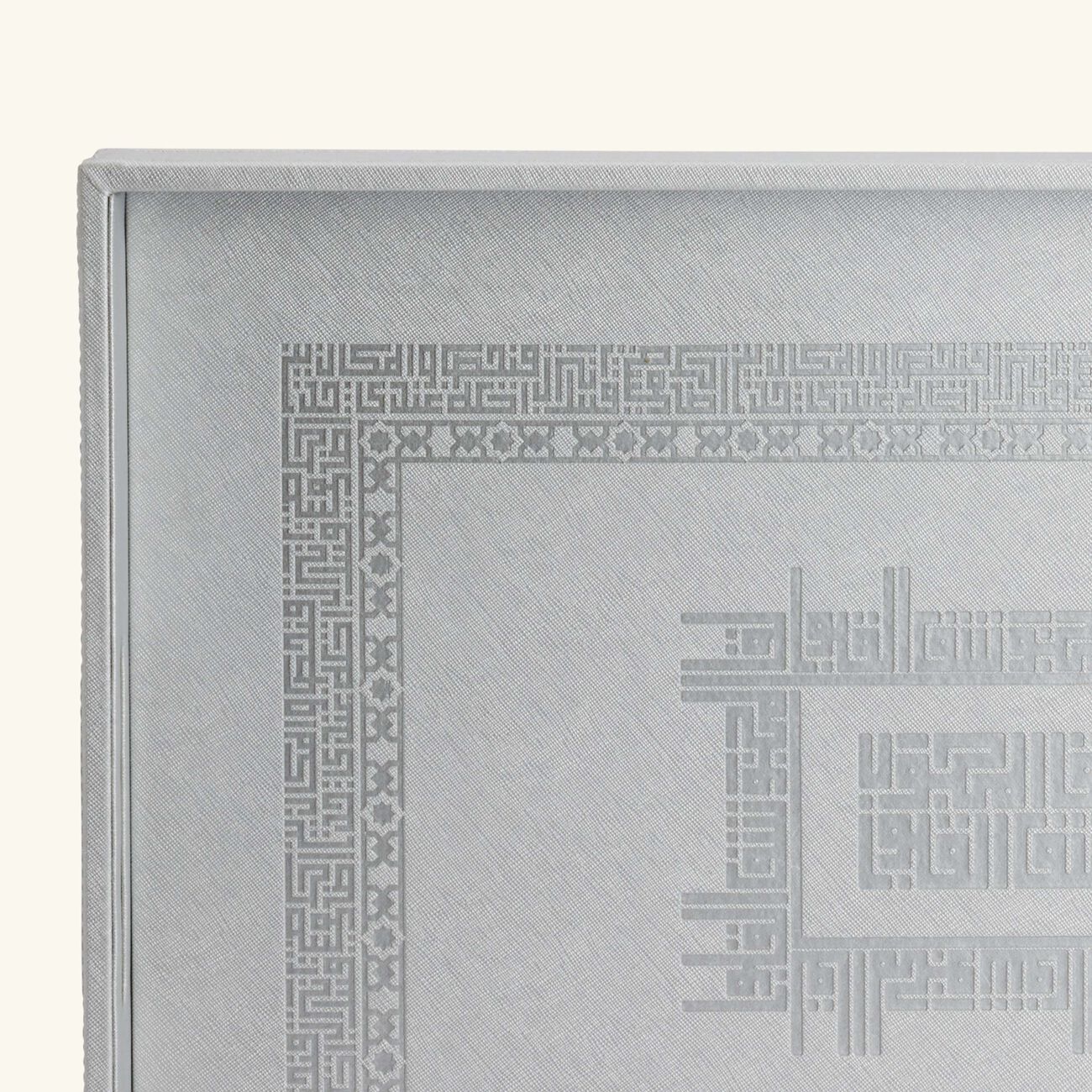 دملاج صينية الضيافة شفا مستطيلة باللون الفضي 49   36 سم