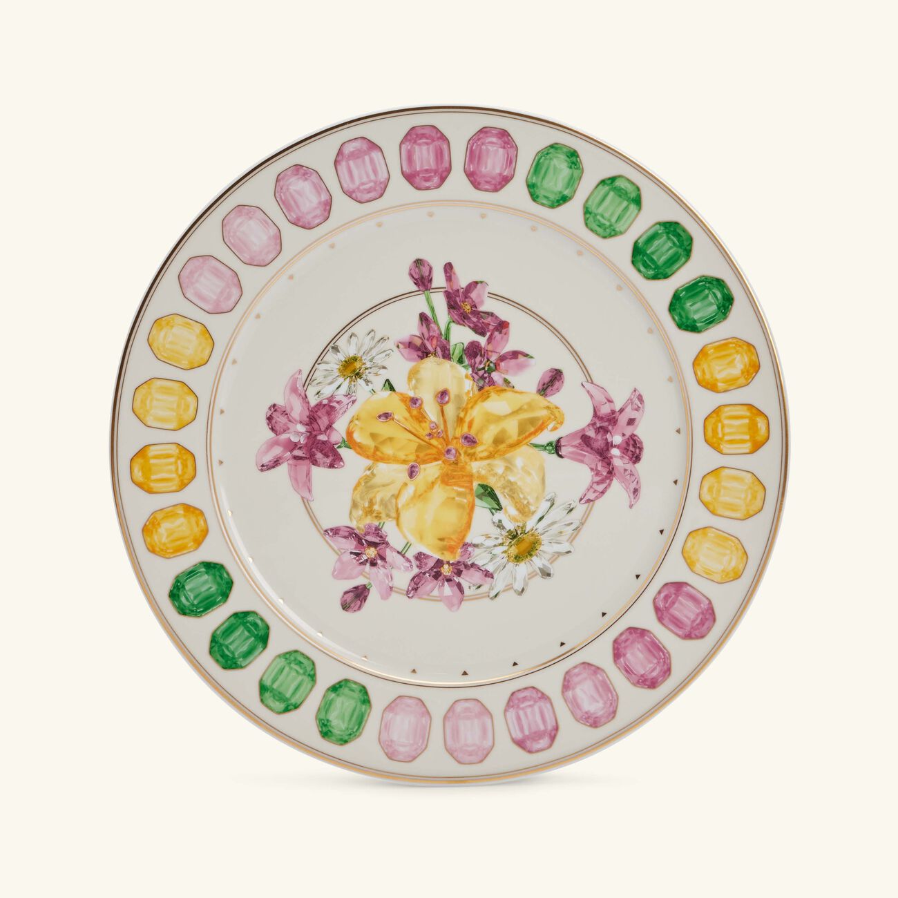 rosenthal idyllia service plate round bouquet 33 cm