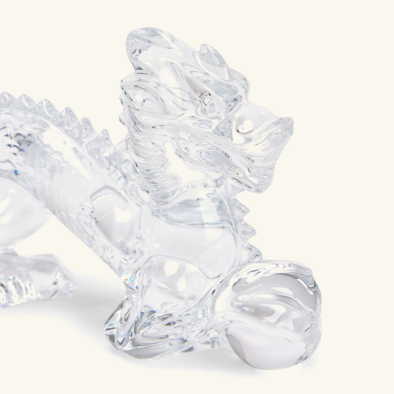 baccarat zodiaque dragon figurine mini clear