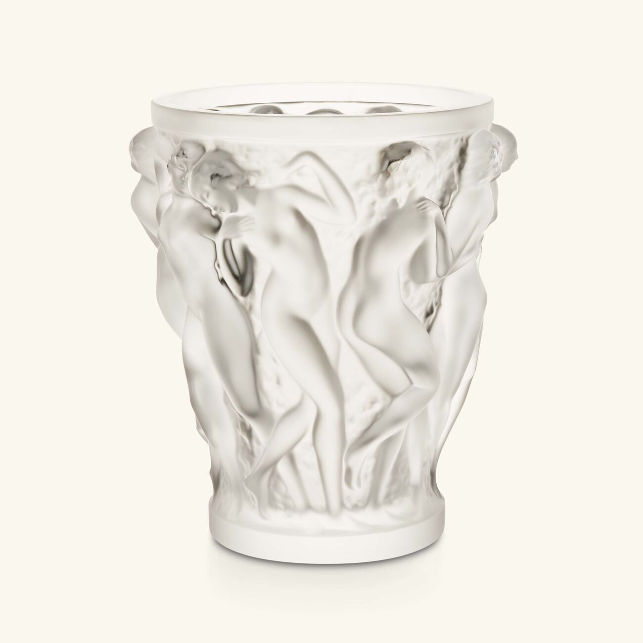 Bacchantes Vase Small Clear lalique bacchantes vase small clear