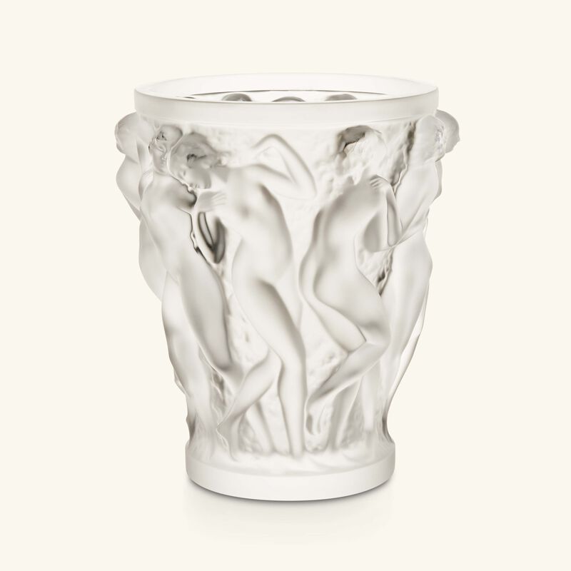 Bacchantes Vase Small Clear lalique bacchantes vase small clear