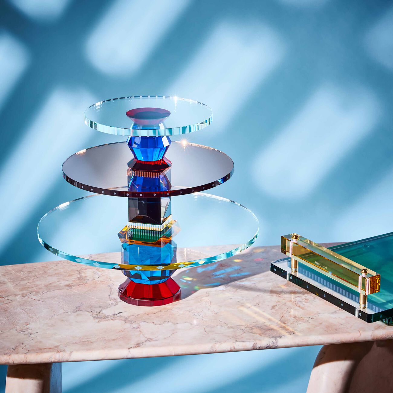 reflections copenhagen oklahoma cake stand