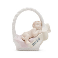 Born in 2024 Girl Figurine, small