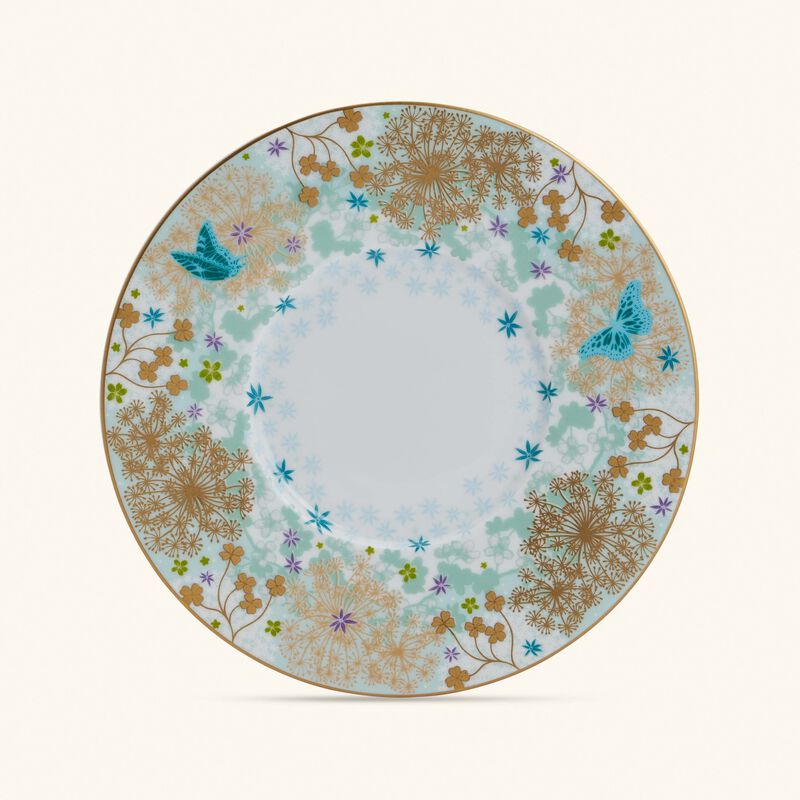 Feerie Michael Cailloux Tea Cup & Saucer Blue bernardaud feerie michael cailloux tea cup saucer blue