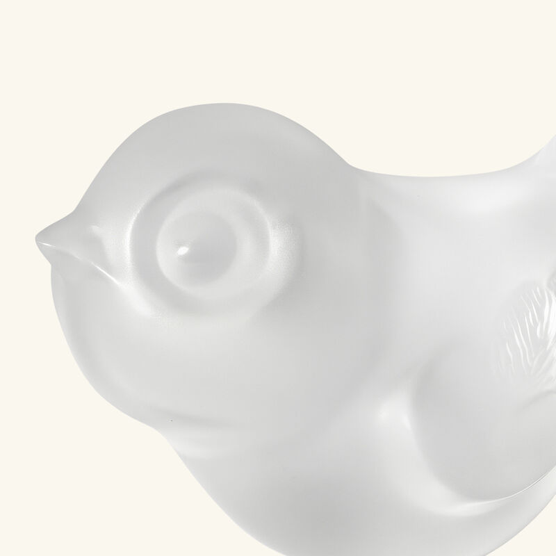lalique piou head up sculpture small clear
