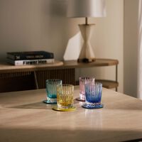 baccarat harmonie colors of joy drinking glass pastel set of 4