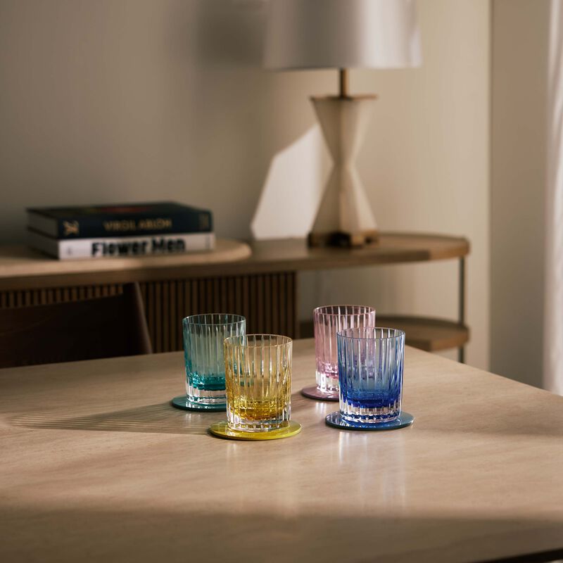 baccarat harmonie colors of joy drinking glass pastel set of 4