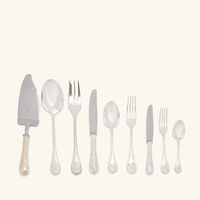 christofle marly flatware set 75 pieces silver plated