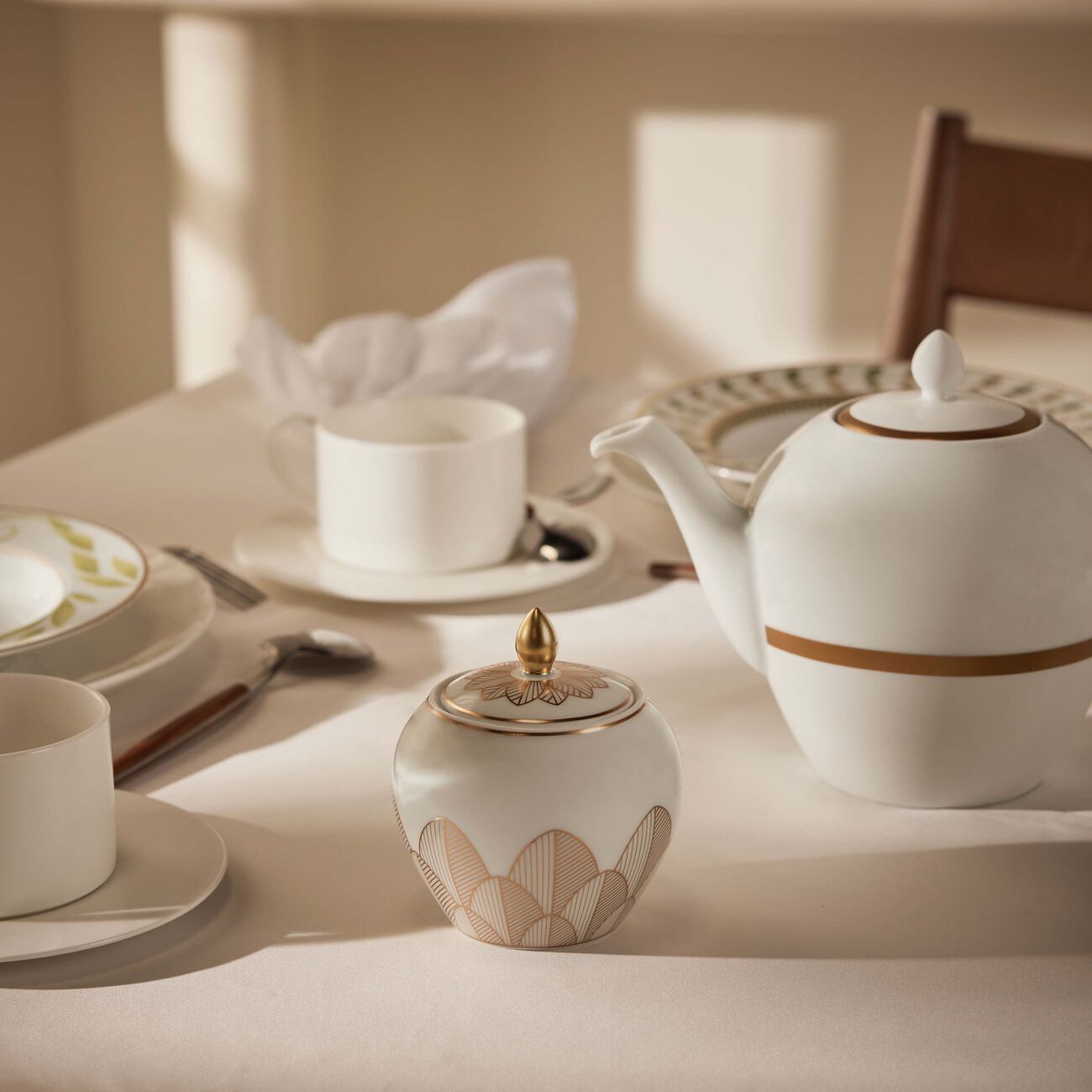 christofle malmaison imp riale sugar bowl gold
