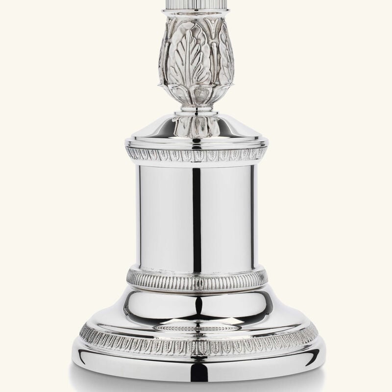 حامل شموع مالميزون مطلي بالفضة كريستوفل حامل شموع مالميزون مطلي بالفضة