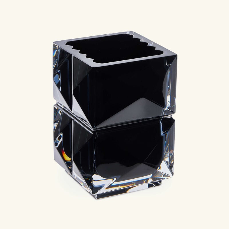 baccarat louxor pencil holder black