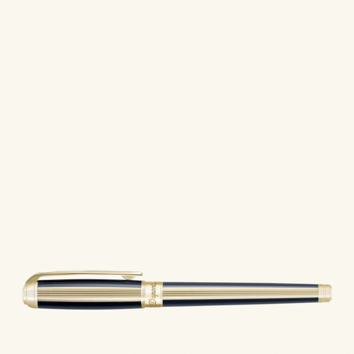 st dupont line d rollerball pen blue