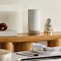 Babylone Vase Medium White christofle babylone vase medium white