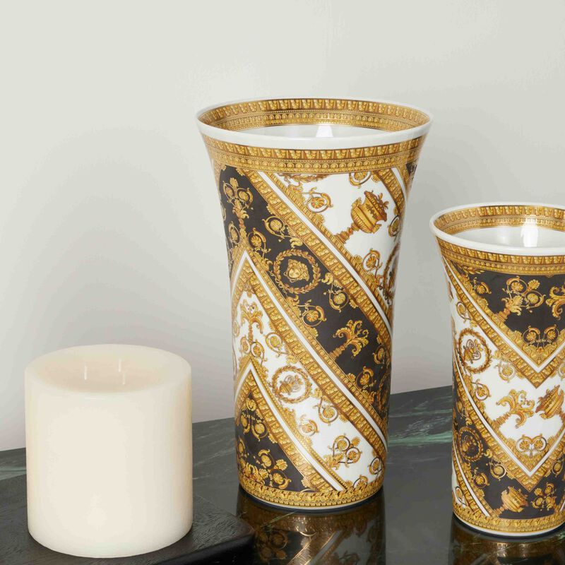 versace i love baroque vase medium black