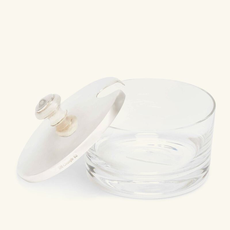 كريستوفل طبق الضيافة آلبي باللون الفضي 7 سم