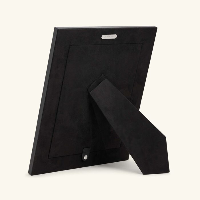 ralph lauren home penthouse garrett leather frame black 20x25 cm