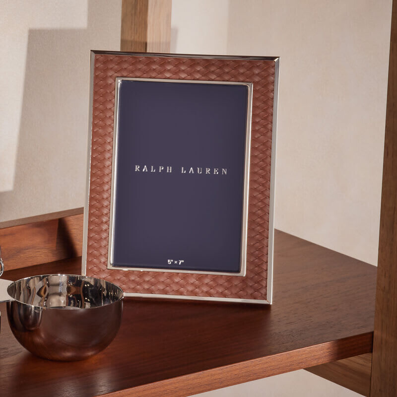 Brockton Picture Frame Brown 17x22cm ralph lauren home brockton picture frame brown 17x22cm