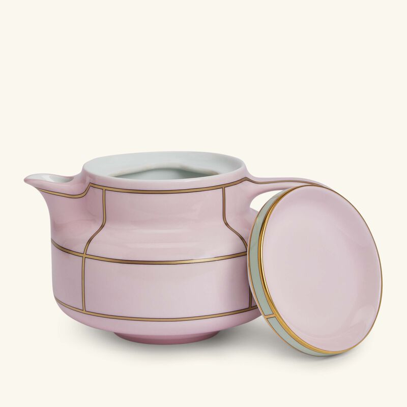 جينوري 1735 إبريق الشاي ديفا باللون الوردي