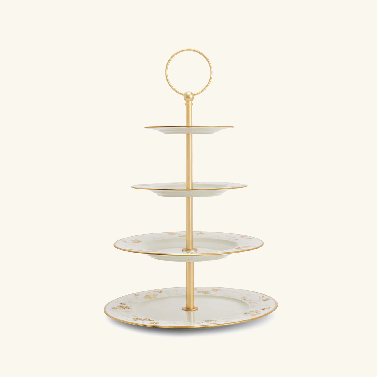 villari taormina cake stand white