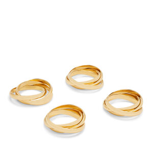 Set of 4 Napkin Rings, medium