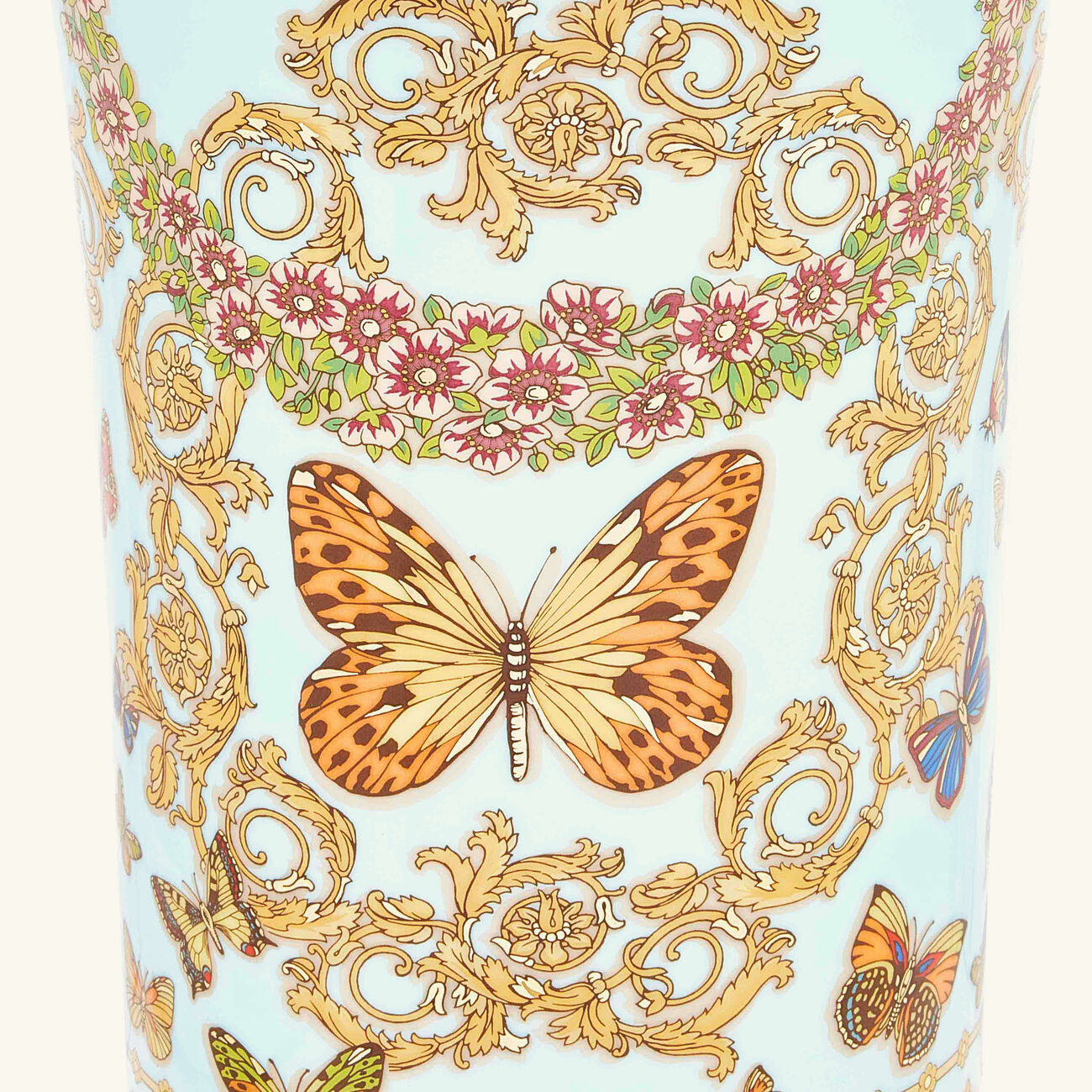 le jardin de versace vase large blue